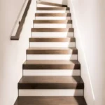 Stepenište, gazišta, bijela čela, Hrast Dark Brown